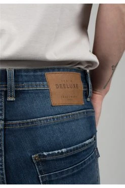 Jeans Skinny Bleu Délavé Pour Homme - SKENDER JJ8076M - DEELUXEJeans SKENDER -Vêtements Homme Soldes Magasin jeans skender 4