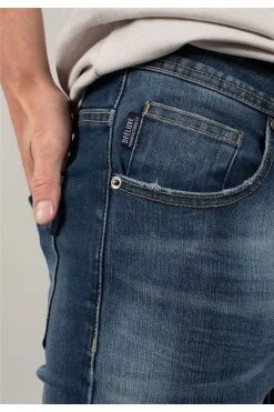 Jeans Skinny Bleu Délavé Pour Homme - SKENDER JJ8076M - DEELUXEJeans SKENDER -Vêtements Homme Soldes Magasin jeans skender 5