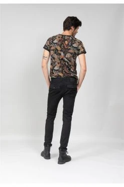 Jeans Skinny Noir Pour Homme - SKILO JJ8083M - DEELUXEJeans SKILO -Vêtements Homme Soldes Magasin jeans skilo 10