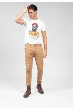 Jeans Skinny Camel Pour Homme - SKILO JJ8084M - DEELUXEJeans SKILO