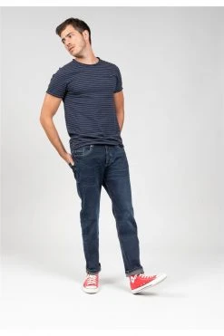 Jeans Regular Bleu Délavé Pour Homme - STAN JJ8072M - DEELUXEJeans STAN