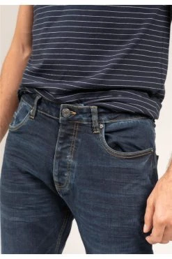 Jeans Regular Bleu Délavé Pour Homme - STAN JJ8072M - DEELUXEJeans STAN -Vêtements Homme Soldes Magasin jeans stan 16