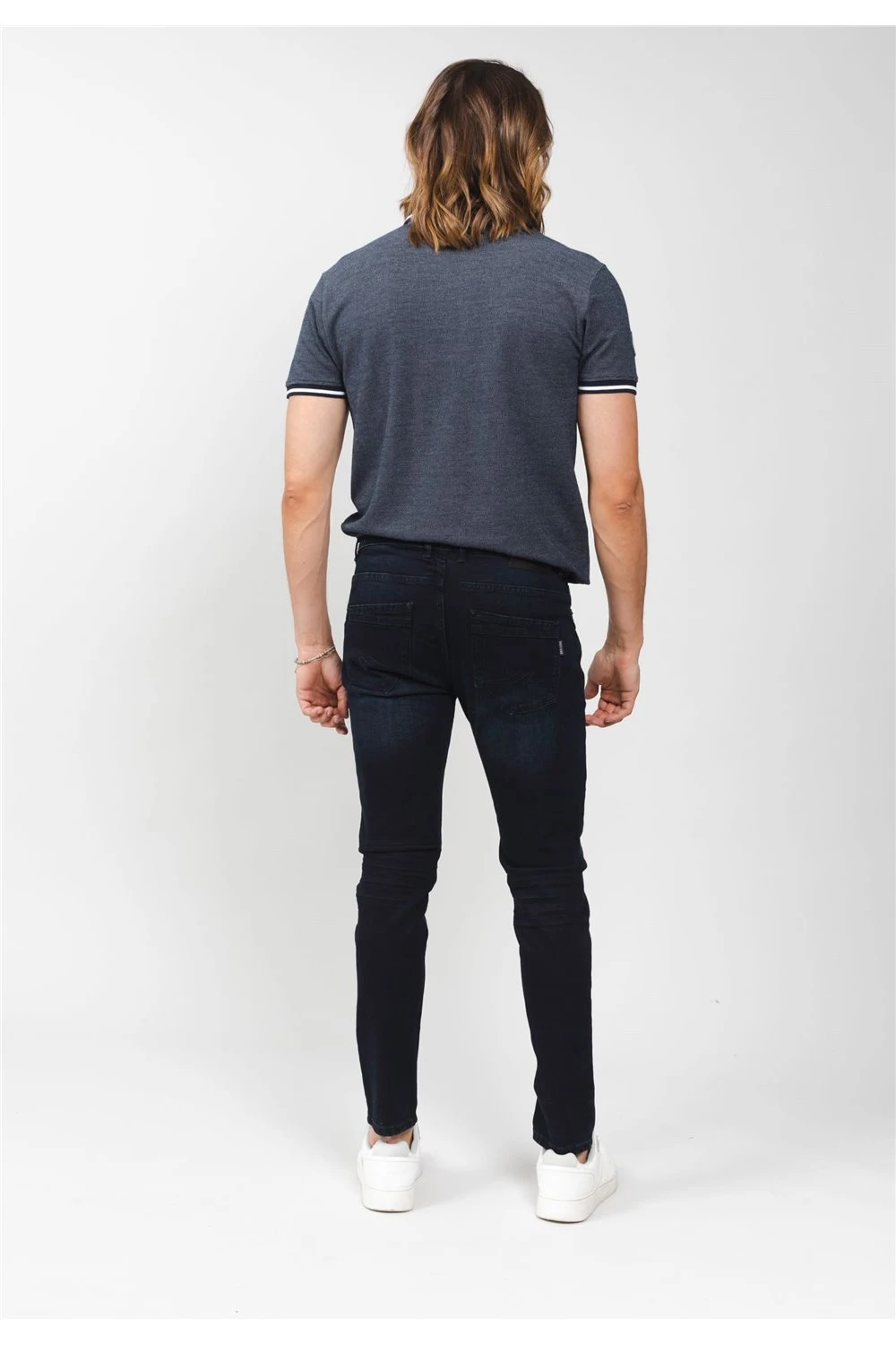 Jeans Tapered Bleu Délavé Pour Homme - TAYLOR JJ8074M - DEELUXEJeans TAYLOR 7 Jeans Tapered Bleu Délavé Pour Homme - TAYLOR JJ8074M - DEELUXEJeans TAYLOR – Image 5