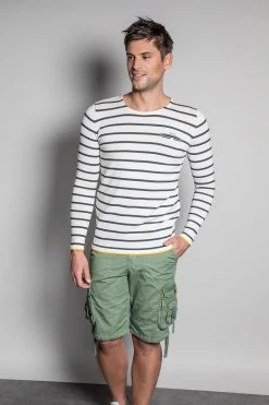 Pulls & Sweats Homme Pull à Rayures Pour Homme - MADOXON S20310 - DEELUXEPULL MADOXON