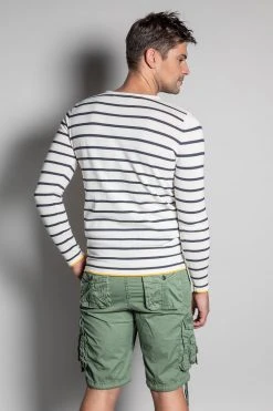 Pulls & Sweats Homme Pull à Rayures Pour Homme - MADOXON S20310 - DEELUXEPULL MADOXON -Vêtements Homme Soldes Magasin madoxon 3