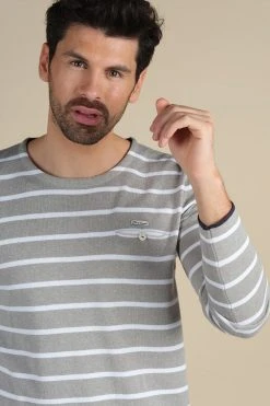 Pulls & Sweats Homme Pull à Rayures Pour Homme - MADOXON S20310 - DEELUXEPULL MADOXON -Vêtements Homme Soldes Magasin madoxon 5