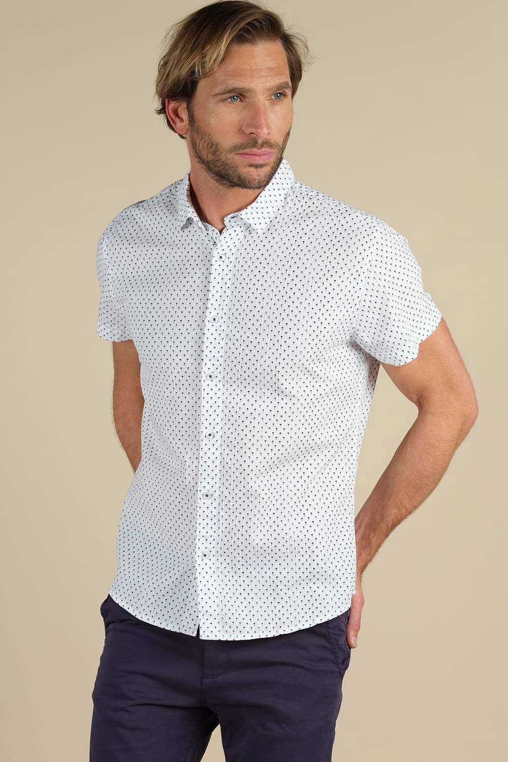 Chemises Chemise à Imprimé Palmier Pour Homme - PAGOS S20424 - DEELUXECHEMISE PAGOS 3 Chemises Chemise à Imprimé Palmier Pour Homme - PAGOS S20424 - DEELUXECHEMISE PAGOS