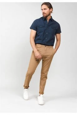 Pantalons Pantalon Chino Slim à Motifs Pour Homme - ALMA 01V7021M - DEELUXEPantalon ALMA