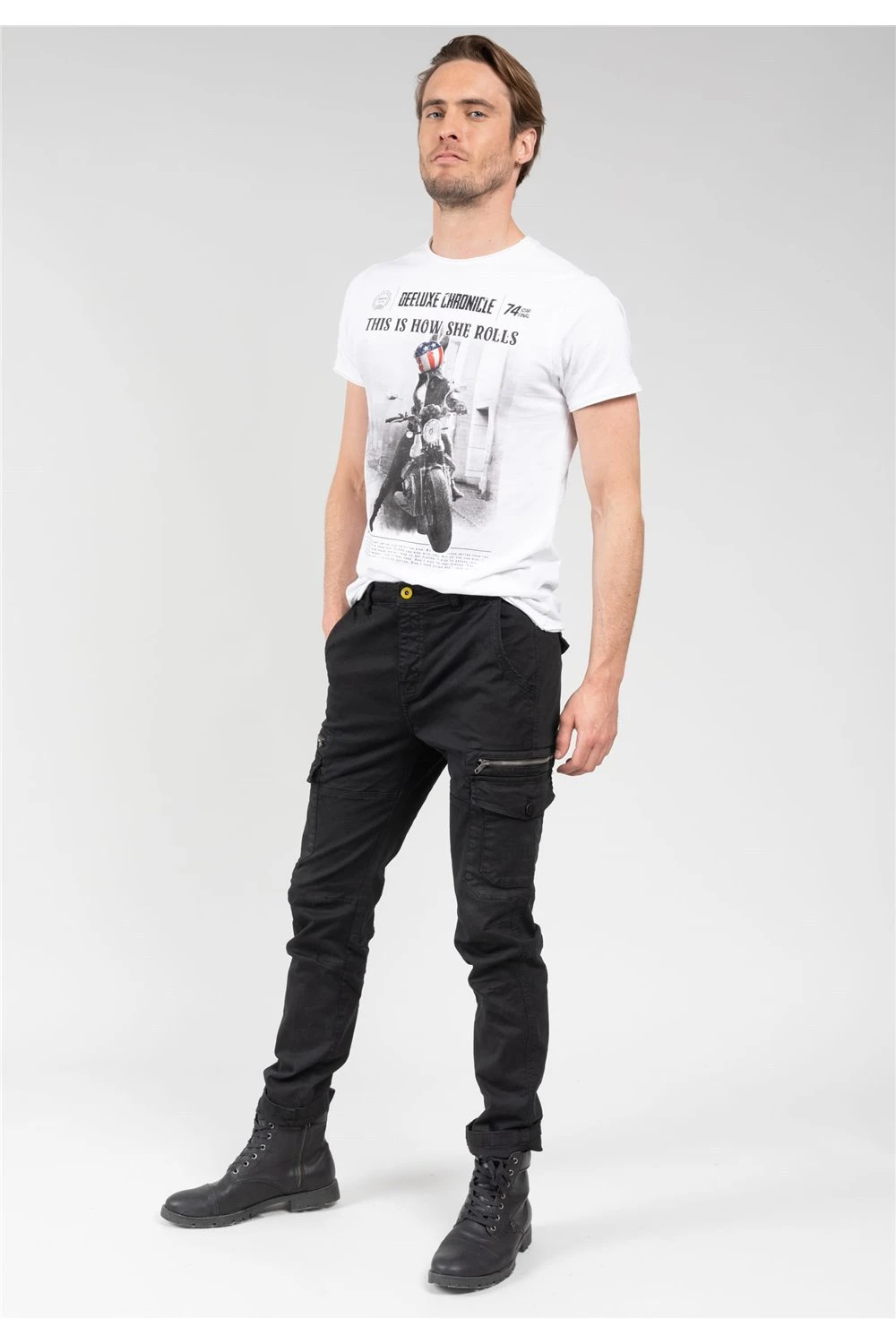 Pantalons Pantalon Cargo à Poches Pour Homme - DANAKIL 01V7051M - DEELUXEPantalon DANAKIL 3 Pantalons Pantalon Cargo à Poches Pour Homme - DANAKIL 01V7051M - DEELUXEPantalon DANAKIL