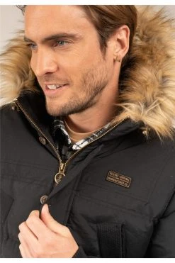 Vestes & Blousons Parka à Capuche Fourrure Pour Homme - BROWDSON 01V664M - DEELUXEParka BROWDSON -Vêtements Homme Soldes Magasin parka browdson 4