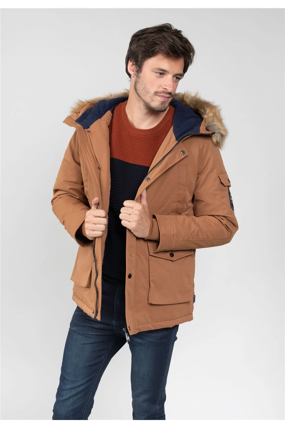 Vestes & Blousons Parka à Capuche Fourrure Pour Homme - OFFICIAL 01V665M - DEELUXEParka OFFICIAL 3 Vestes & Blousons Parka à Capuche Fourrure Pour Homme - OFFICIAL 01V665M - DEELUXEParka OFFICIAL