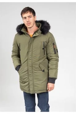 Vestes & Blousons Parka à Capuche Et Fourrure Pour Homme - SHARKSON 01V667M - DEELUXEParka SHARKSON
