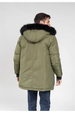 Vestes & Blousons Parka à Capuche Et Fourrure Pour Homme - SHARKSON 01V667M - DEELUXEParka SHARKSON -Vêtements Homme Soldes Magasin parka sharkson 3