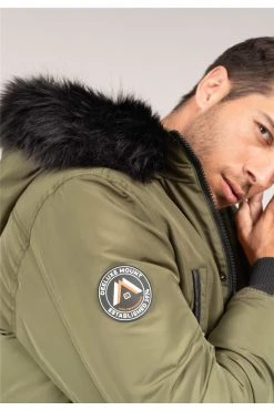 Vestes & Blousons Parka à Capuche Et Fourrure Pour Homme - SHARKSON 01V667M - DEELUXEParka SHARKSON -Vêtements Homme Soldes Magasin parka sharkson 4