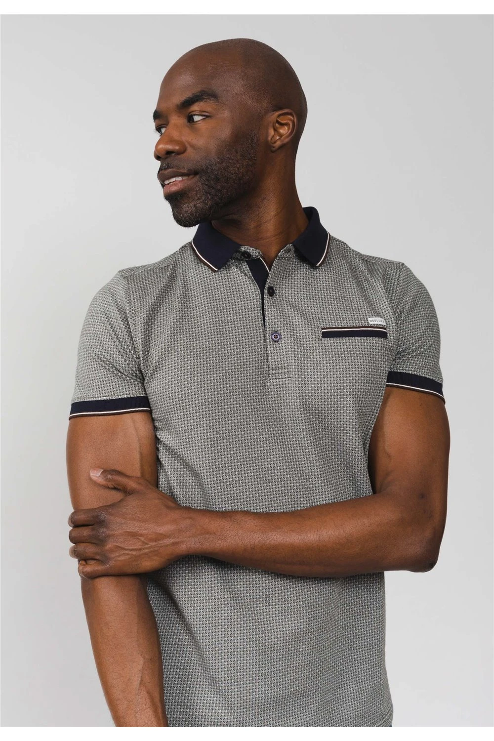 Polos Polo Manches Courtes à Motifs Col BoutonnéPolo HYPHEN 6 Polos Polo Manches Courtes à Motifs Col BoutonnéPolo HYPHEN – Image 4