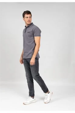 Polos Homme Polo Piqué à Motifs Pour Homme - ITEM 01V202M - DEELUXEPolo ITEM -Vêtements Homme Soldes Magasin polo item 8