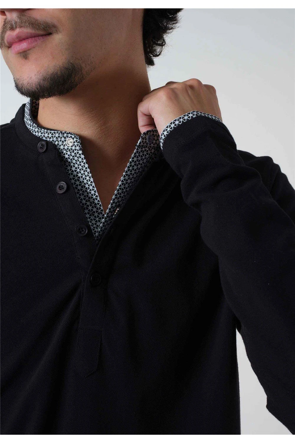 Polos Polo Manches Longues Col Doublé Et BoutonnéPolo IZY 4 Polos Polo Manches Longues Col Doublé Et BoutonnéPolo IZY – Image 2