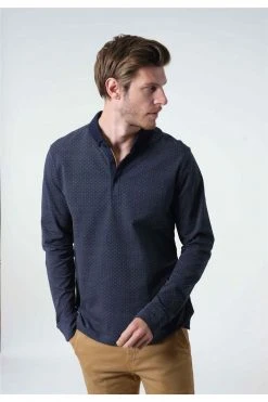 Polos Polo Manches Longues à Motifs Et Poignets CarrésPolo KLAW -Vêtements Homme Soldes Magasin polo klaw 10