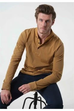 Polos Polo Manches Longues à Motifs Et Poignets CarrésPolo KLAW -Vêtements Homme Soldes Magasin polo klaw 11
