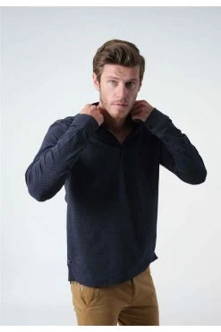 Polos Polo Manches Longues à Motifs Et Poignets CarrésPolo KLAW -Vêtements Homme Soldes Magasin polo klaw 8