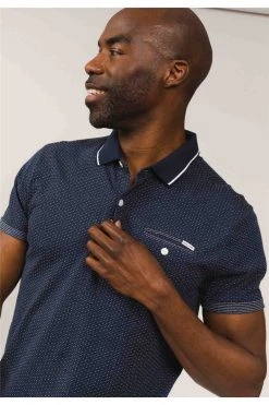 Polos Polo Manches Courtes Jacquard Col BoutonnéPolo NOVELITO