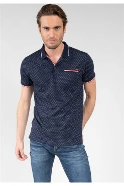 Polos Polo Manches Courtes à Pois Pour Homme - SLICE 01V254M - DEELUXEPolo SLICE 10 Polos Polo Manches Courtes à Pois Pour Homme - SLICE 01V254M - DEELUXEPolo SLICE -Vêtements Homme Soldes Magasin polo slice 2
