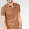 Polos Homme Polo Texturé En Coton Pour Homme - TAN 01V205M - DEELUXEPolo TAN 2 Polos Homme Polo Texturé En Coton Pour Homme - TAN 01V205M - DEELUXEPolo TAN -Vêtements Homme Soldes Magasin polo tan