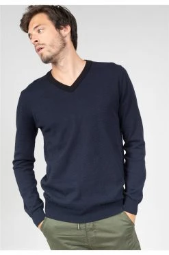 Pulls Pull Col V Pour Homme - CLAP 01V328M - DEELUXEPull CLAP