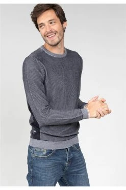 Pulls & Sweats Homme Pull Jacquard En Coton Pour Homme - DEMPSEY 01V306M - DEELUXEPull DEMPSEY