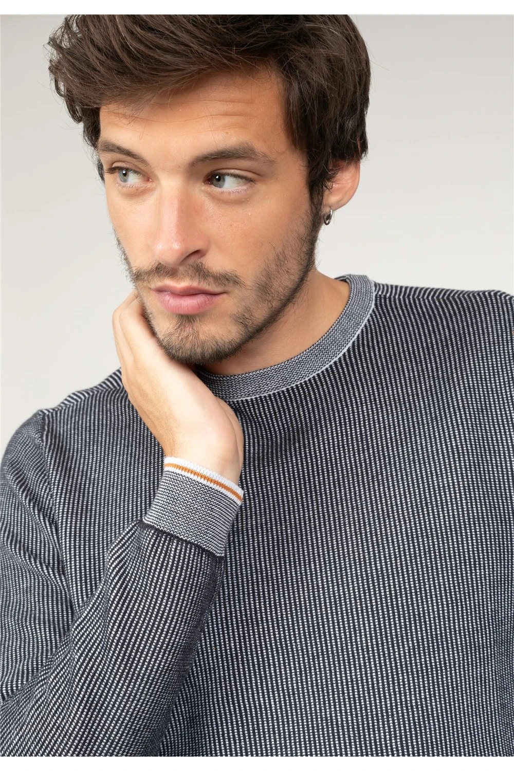 Pulls & Sweats Homme Pull Jacquard En Coton Pour Homme - DEMPSEY 01V306M - DEELUXEPull DEMPSEY 7 Pulls & Sweats Homme Pull Jacquard En Coton Pour Homme - DEMPSEY 01V306M - DEELUXEPull DEMPSEY – Image 6