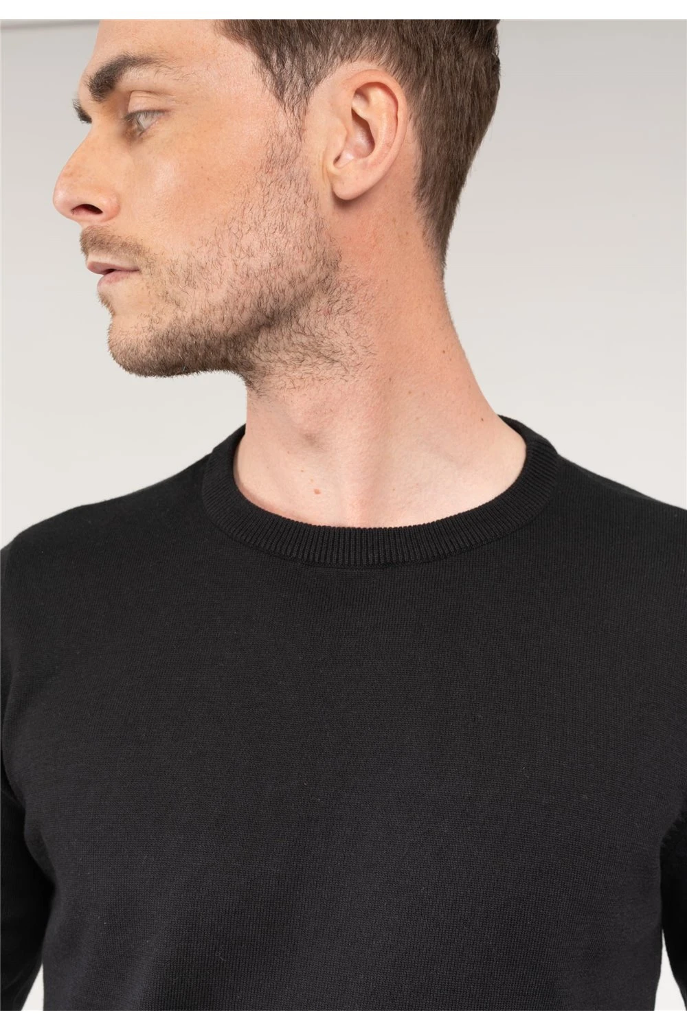 Pulls Pull Col Rond En Coton Bio Pour Homme - ESSY 01V310M - DEELUXEPull ESSY 7 Pulls Pull Col Rond En Coton Bio Pour Homme - ESSY 01V310M - DEELUXEPull ESSY – Image 5