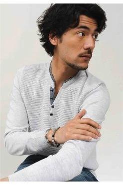 Pulls Pull Col V BoutonnéPull JOYASON 12 Pulls Pull Col V BoutonnéPull JOYASON -Vêtements Homme Soldes Magasin pull joyason 4