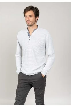 Pulls Pull Col V Boutonné Pour Homme - JOYASON 01V304M - DEELUXEPull JOYASON