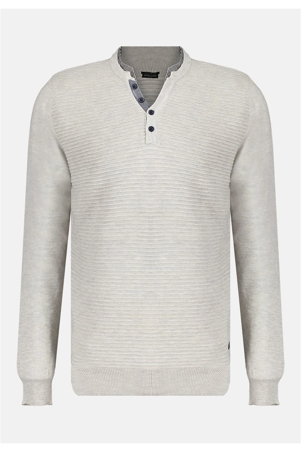 Pulls Pull Col V Boutonné Pour Homme - JOYASON 01V304M - DEELUXEPull JOYASON 4 Pulls Pull Col V Boutonné Pour Homme - JOYASON 01V304M - DEELUXEPull JOYASON – Image 2