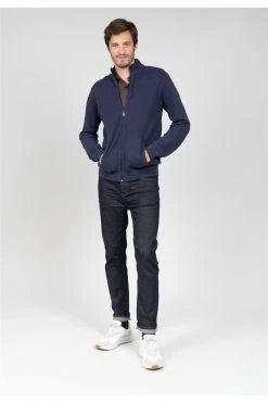 Pulls Gilet Zippé En Maille Pour Homme - LINE 01V312M - DEELUXEPull LINE 12 Pulls Gilet Zippé En Maille Pour Homme - LINE 01V312M - DEELUXEPull LINE -Vêtements Homme Soldes Magasin pull line 4