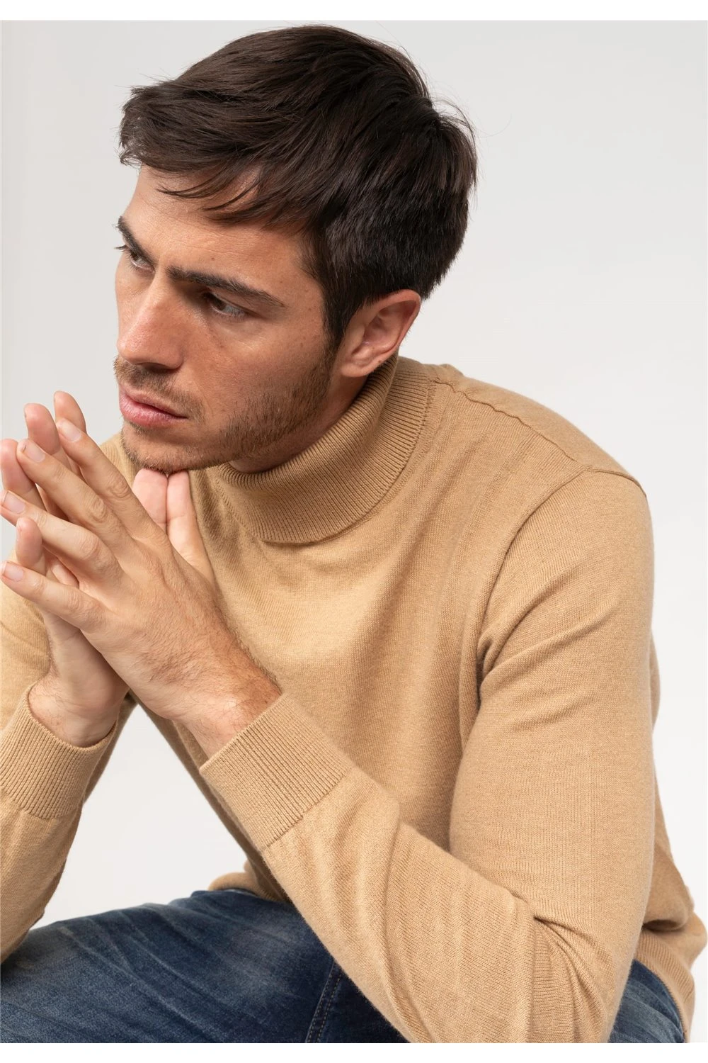 Pulls Pull Col Roulé En Maille Pour Homme - ROLLUP 01V313M - DEELUXEPull ROLLUP 3 Pulls Pull Col Roulé En Maille Pour Homme - ROLLUP 01V313M - DEELUXEPull ROLLUP