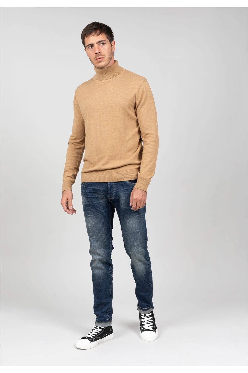 Pulls Pull Col Roulé En Maille Pour Homme - ROLLUP 01V313M - DEELUXEPull ROLLUP 6 Pulls Pull Col Roulé En Maille Pour Homme - ROLLUP 01V313M - DEELUXEPull ROLLUP – Image 4