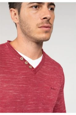 Pulls Pull Chiné à Double Col Pour Homme - SINGLE 01V320M - DEELUXEPull SINGLE -Vêtements Homme Soldes Magasin pull single 16