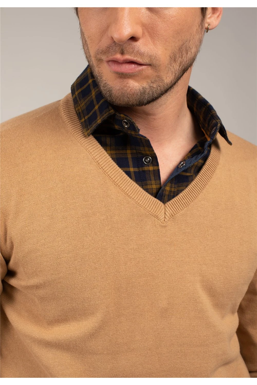 Pulls Pull Col V En Coton Bio Pour Homme - VIAN 01V314M - DEELUXEPull VIAN 7 Pulls Pull Col V En Coton Bio Pour Homme - VIAN 01V314M - DEELUXEPull VIAN – Image 5