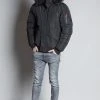 Vestes & Blousons Parka Courte à Capuche Et Fourrure Pour Homme - SHARK W20650M - DEELUXEPARKA SHARK -Vêtements Homme Soldes Magasin shark