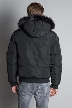 Vestes & Blousons Parka Courte à Capuche Et Fourrure Pour Homme - SHARK W20650M - DEELUXEPARKA SHARK 11 Vestes & Blousons Parka Courte à Capuche Et Fourrure Pour Homme - SHARK W20650M - DEELUXEPARKA SHARK -Vêtements Homme Soldes Magasin shark 3