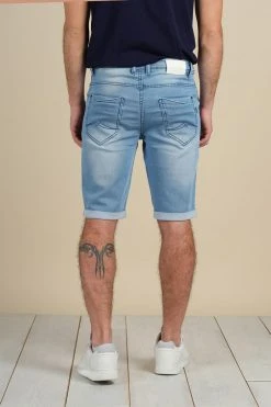 Shorts & Bermudas Short Slim En Jean Délavé Pour Homme - BART S21JG854M - DEELUXEShort BART -Vêtements Homme Soldes Magasin short bart 14