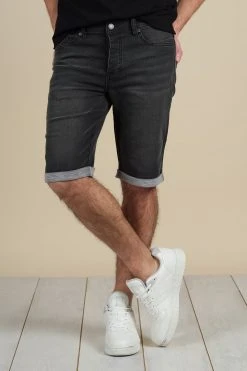 Shorts & Bermudas Short Slim En Jean Délavé Pour Homme - BART S21JG856M - DEELUXEShort BART