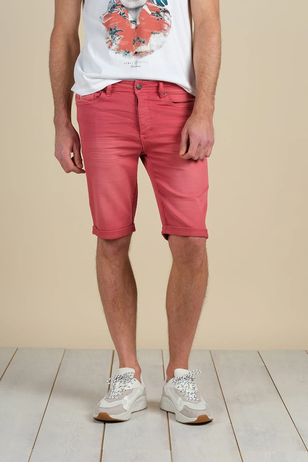 Shorts & Bermudas Short Slim En Jean Délavé Pour Homme - BART S21JG859M - DEELUXEShort BART 5 Shorts & Bermudas Short Slim En Jean Délavé Pour Homme - BART S21JG859M - DEELUXEShort BART – Image 3