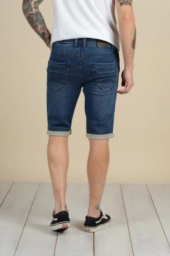 Shorts & Bermudas Short Slim En Jean Délavé Pour Homme - BART S21JG855M - DEELUXEShort BART -Vêtements Homme Soldes Magasin short bart 38