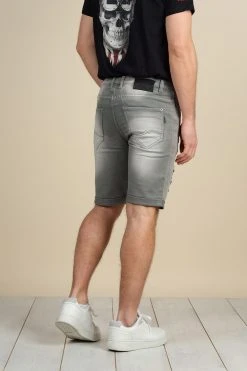 Shorts & Bermudas Short Slim Jogg Jean Délavé Pour Homme - BULLET S21JG860M - DEELUXEShort BULLET -Vêtements Homme Soldes Magasin short bullet 12