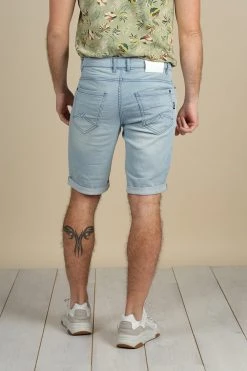 Shorts & Bermudas Short Slim Jogg Jean Délavé Pour Homme - BULLET S21JG850M - DEELUXEShort BULLET -Vêtements Homme Soldes Magasin short bullet 2