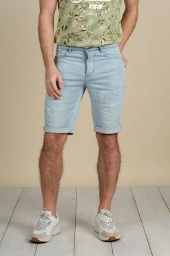 Shorts & Bermudas Short Slim Jogg Jean Délavé Pour Homme - BULLET S21JG850M - DEELUXEShort BULLET