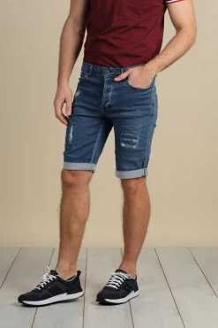 Shorts & Bermudas Short Slim Jogg Jean Délavé Pour Homme - BULLET S21JG851M - DEELUXEShort BULLET
