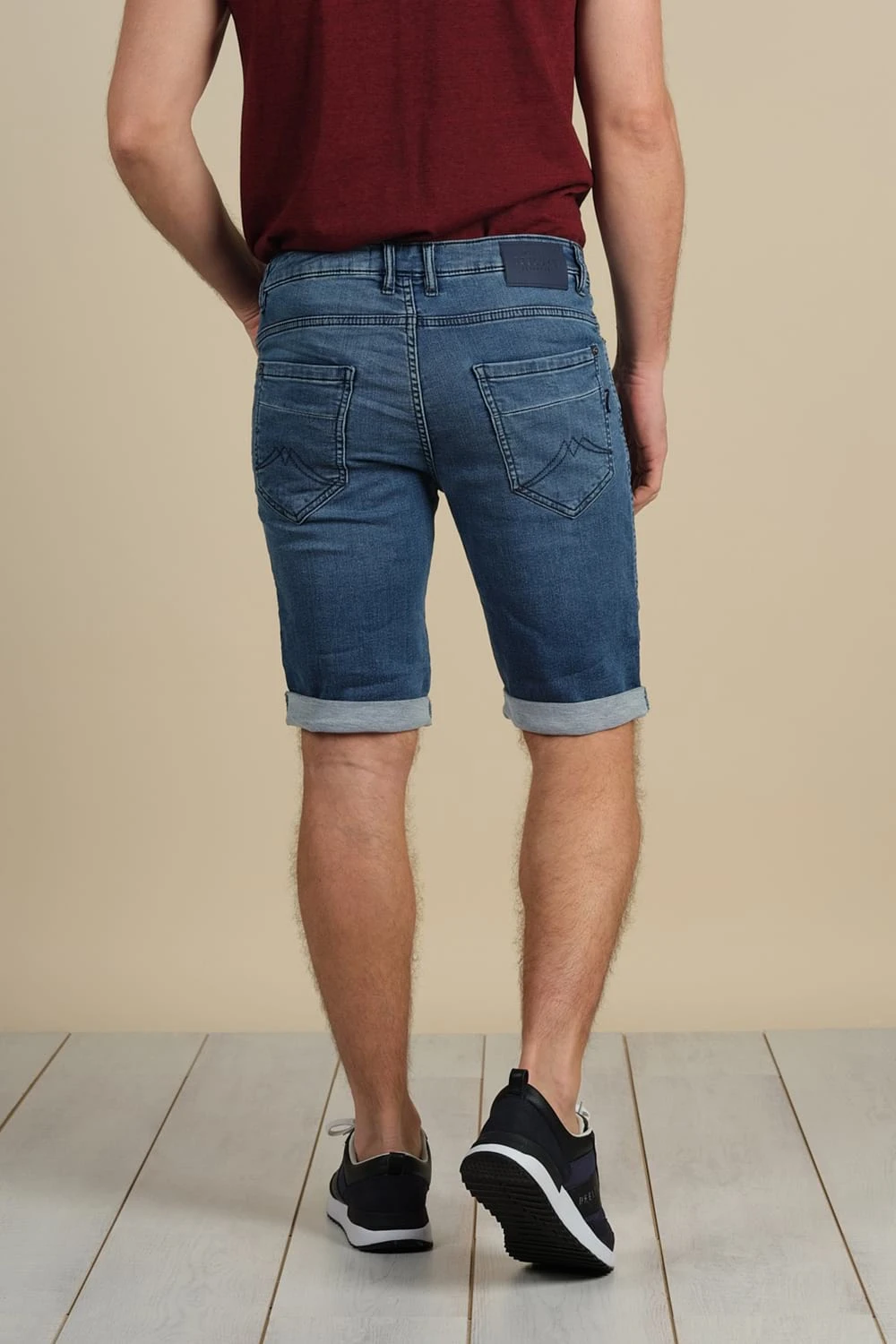 Shorts & Bermudas Short Slim Jogg Jean Délavé Pour Homme - BULLET S21JG851M - DEELUXEShort BULLET 6 Shorts & Bermudas Short Slim Jogg Jean Délavé Pour Homme - BULLET S21JG851M - DEELUXEShort BULLET – Image 4